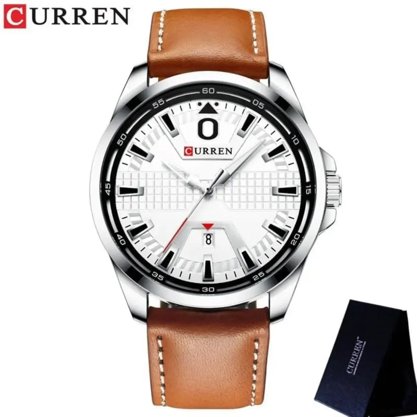 Curren Heritage White Dial